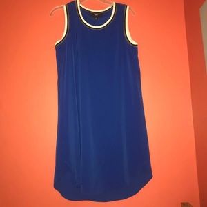 Blue tank dress